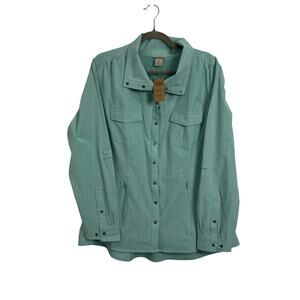 Duluth Trading Co. Women's Sol Survivor Sun Protection Shirt Jac NEW Size 2XL